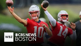 Brissett Maye and Patriots quarterbacks had the spotlight on Day 3 of training camp [upl. by Lorena612]