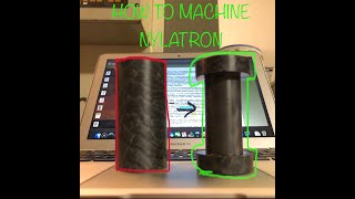 HOW TO MACHINE PLASTIC OR NYLATRON ON A CNC LATHE OR MANUAL LATHE [upl. by Yngiram989]