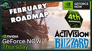 GeForce NOW Gets 27 Games in February amp More Activision Blizzard [upl. by Egwan]