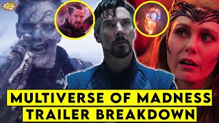 Dr Strange Multiverse of Madness Trailer Breakdown  ComicVerse [upl. by Kehsihba]