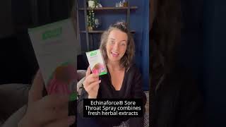 How to use Echinaforce Sore Throat Spray to relieve sore throats associated with coughs colds amp flu [upl. by Kinsler169]