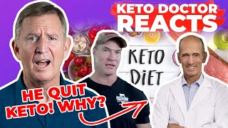 WHY THIS DOCTOR QUIT KETO  Dr Westman Reacts [upl. by Avner]