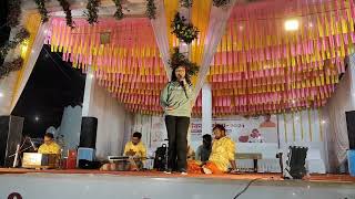 Fun in life 444my niece presentation at mukta Kashi manch in Jhansipleasesubscribe [upl. by Sarina611]