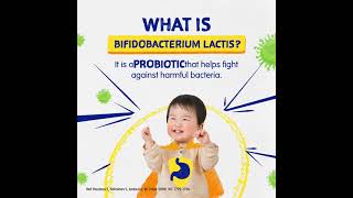 Bifidobacterium lactis – Helps maintain a Healthy Digestive System  6s [upl. by Elleb]