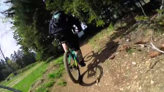 Bikepark Rockitnice Freeride Trail 2016 [upl. by Ynattirb237]