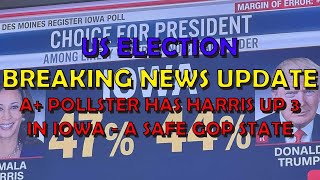 US Politics Breaking News Update A Iowa Poll Shows Huge Gains for Harris [upl. by Camala]