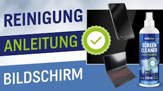 Bildschirm reinigen  Fernseher TV Monitor Notebook  Display richtig sauber machen [upl. by Jacquenette200]