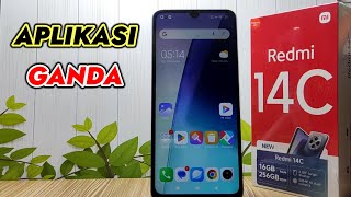 Cara Menggandakan Aplikasi Di HP Xiaomi Redmi 14C [upl. by Rapp]