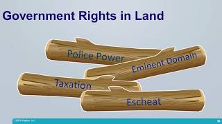 Real Estate Exam Prep Government Rights in Private Land [upl. by Gearalt]