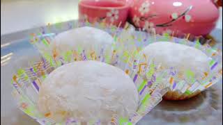 Mango Mochi Recipe 芒果糯米糍 How To Make Soft And Easy No Messy Mochi  How To Choose A Good Mango [upl. by Gilberta]