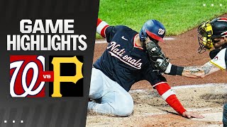 Nationals vs Pirates Game 2 Highlights 9724  MLB Highlights [upl. by Helsa391]