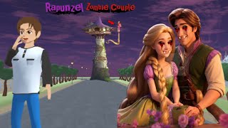 RAPUNZEL Zombie Couple amp Palace 😱  SAKURA School Simulator Horror Drama 👺 [upl. by Ottinger]