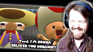 TOADSWORTH IS TRAUMATIZED  REMASTERED64 Stupid Mario Kart [upl. by Alleram856]