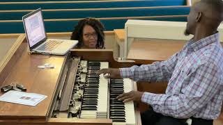 93024 WalkWithMeLord GaiterFromDecatur ￼￼hammondorgan organist learning music fyp oldsong [upl. by Amehsat]