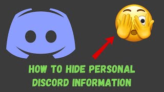 How to Hide Discord Personal Information [upl. by Horwath87]