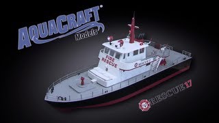 Spotlight AquaCraft Models Rescue 17 Scale Electric Fireboat [upl. by Ajay]