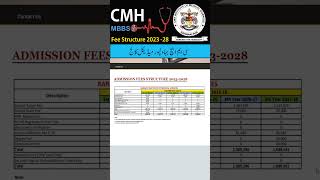 CMH Bahawalpur Medical College  Fee Structure  Best College  NUMS Admissions studytalk mdcat [upl. by Mamoun]