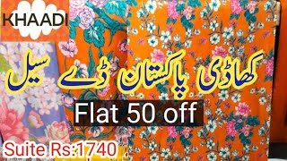 Khaadi Pakistan Day Summer Sale Suite Rs1740 March 24 2024 [upl. by Cheke]