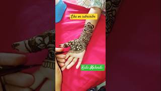 Meri 2nd beti ki mehndi Kidsmehndi Mehndi Shorts Ytshorts hena Youtubeshorts HeenaloverHamna [upl. by Brozak]