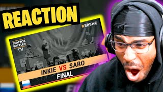 Inkie vs Saro  Beatboxing Loop Station Final  5th Beatbox Battle World Championship REACTION [upl. by Ivana]