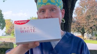 Colgate Optic White Teeth Whitening Kit Product Trial [upl. by Eylrac739]