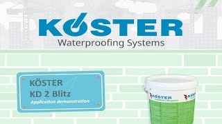 Sealing active leaks with Koster KD2 Blitz Demo [upl. by Caralie]