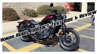 Honda Rebel 1100 DCT Test Ride amp Review [upl. by Lleira]