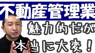 独立後の安定収入が魅力でも不動産管理業は大変！←一人不動産屋ではもっと大変笑 [upl. by Heddi13]