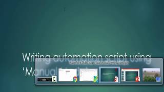 Creating automation script in Katalon Studio using Manual Mode [upl. by Nonnac775]