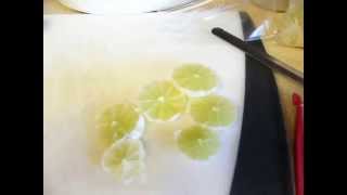 Freezing or Dehydrating Limes and Juice for Flavored Water Tea or Juices [upl. by Ludwigg916]