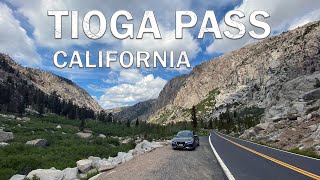 Scenic drive to Tioga Pass California CA120 [upl. by Knipe194]