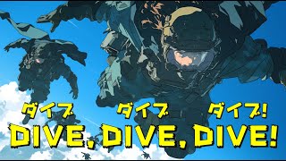 Dive Dive Dive  A Helldivers 2 Anime Open Parody Song [upl. by Neeluj]