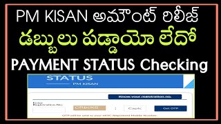 how to check pm kisan payment status in teluguhow to check pm kisan amount credit status in telugu [upl. by Seira251]