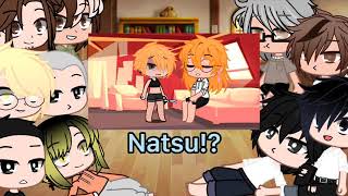 Haikyuu react to Natsu coming out to hinataTrans Natsu Oneshot Original Read the description [upl. by Baumbaugh246]