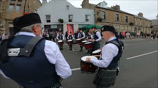 KIRKWALL CITY PIPE BAND ON PARADE BROAD STREET 20 7 2024 [upl. by Netsirk28]