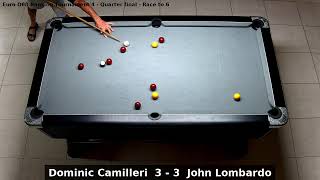 Dominic Camilleri vs John Lombardo  Euro O60 Ranking Tournament 4  Quarter final [upl. by Latin]