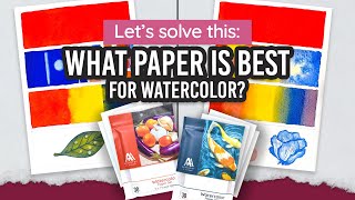 HotPressed vs ColdPressed Watercolor Paper Which Is Best for You [upl. by Simetra415]