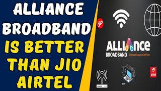 Alliance broadband vs Jio Fiber and Jio Airfiber  Alliance Gives Better Benefits [upl. by Claudy]