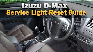 ISUZU DMAX Service Light Reset [upl. by Cheyney206]