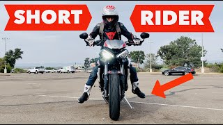 Motorcycles and Short Riders  Tips and Tricks For Short People [upl. by Novello]