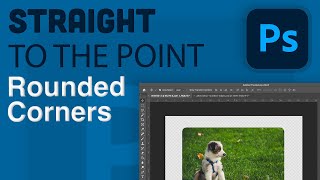 Rounded corners in Photoshop 2024 [upl. by Idnis]