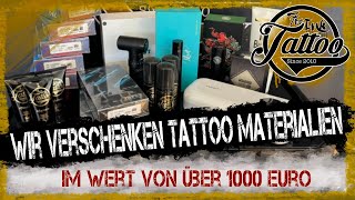 Wir verschenken Tattoomaschinen und Zubehör im Wert von über 1000 Euro [upl. by Olivier]