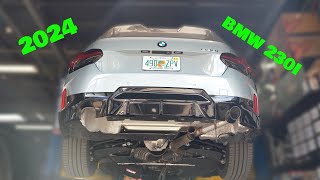 2024 BMW 240i Muffler delete and Y pipe 20 L 4cylinder 255 hp [upl. by Yasmeen]