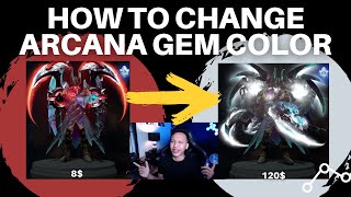 TUTORIAL MERUBAH WARNA PRISMATIC GEM ARCANA TERROBLADE  CREATOR’S LIGHT  DOTA 2 INDONESIA [upl. by Finlay]