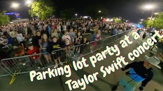 Parking lot party at a Taylor Swift concert Philly [upl. by Schonfeld]