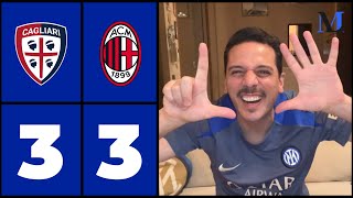 SIETE SETTIMI PERÒ AVETE VINTO COL REAL MADRID 😂🙌🏻 CAGLIARIMILAN 33 [upl. by Pruter266]