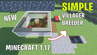 NEW Minecraft Villager Breeder Tutorial 118 [upl. by Laws]