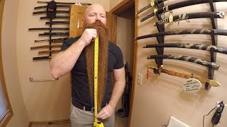 24 Inch Long 4 Year Old Beard Shave [upl. by Ruford]