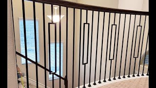 Professional Stair Railing Installation Company  Stair Remodel Videos [upl. by Ribak]