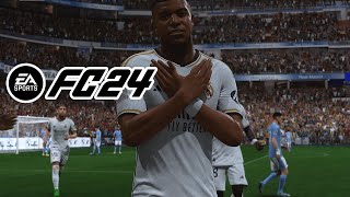 EA SPORTS FC 24  Mbappes First Madrid Match Against City [upl. by Nidia]